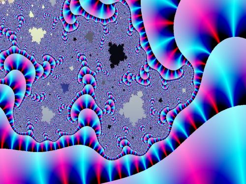 Color Fractal Background