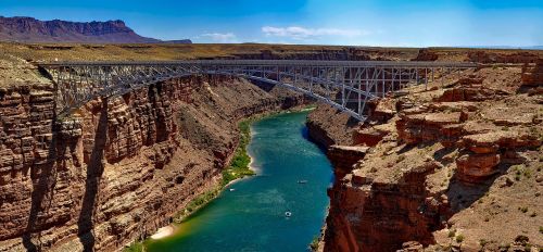 colorado river mountains landscape