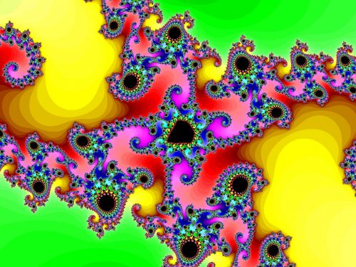 Colored Fractal Background