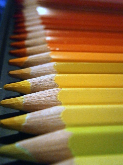 colored pencil colorful beautiful