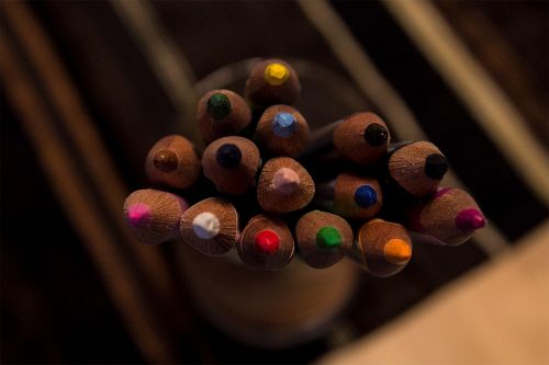 colored pencil wood color