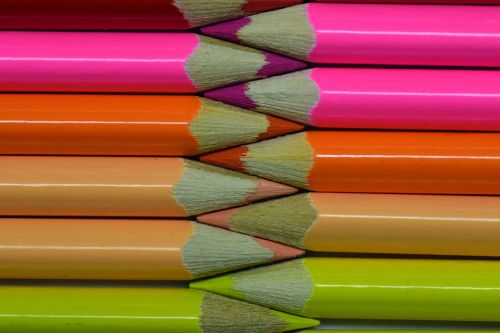 colored pencil color close