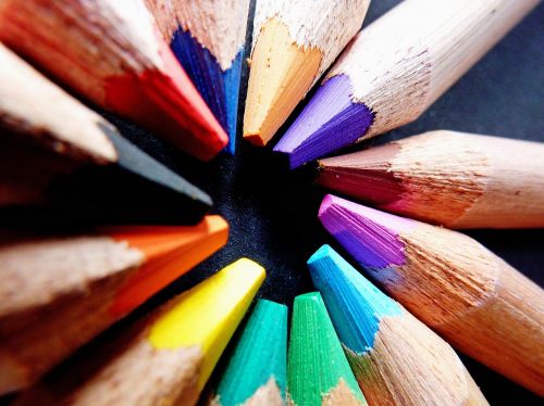 colored pencils colorful color