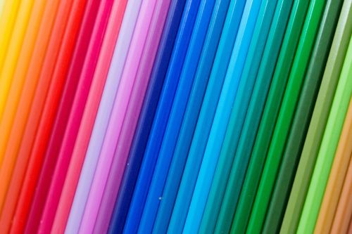 colored pencils colorful color