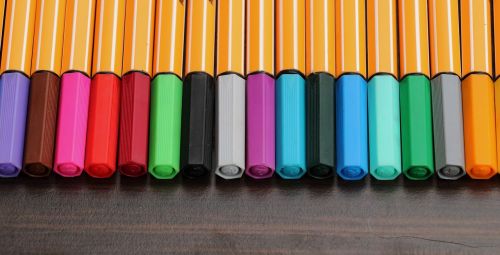 colored pencils colorful paint