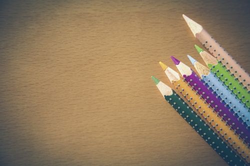 colored pencils pen pencil