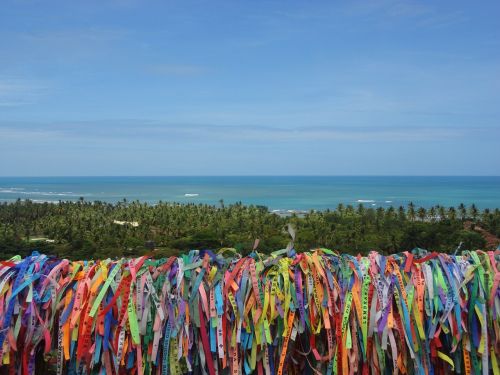 colored ribbons tourism brazil