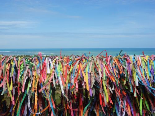 colored ribbons tourism brazil