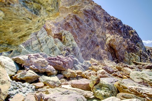 colored rocks  rocks  violet