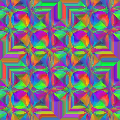 colorful abstract tile