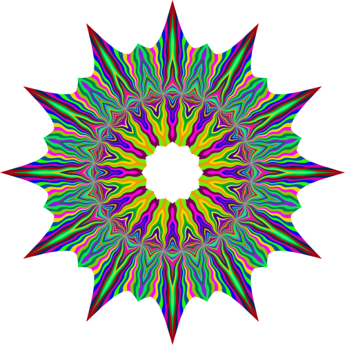 colorful prismatic chromatic