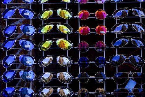 colorful colourful sunglasses