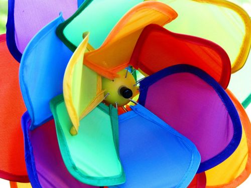 colorful color windspiel