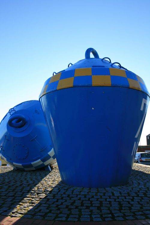 colorful blue buoy