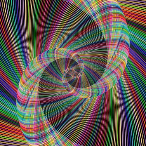 colorful spiral swirl