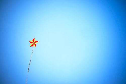 colorful kite play