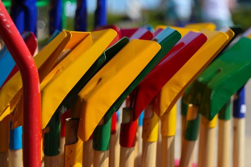 colorful  beach  blade