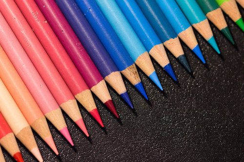 colorful  pens  paint