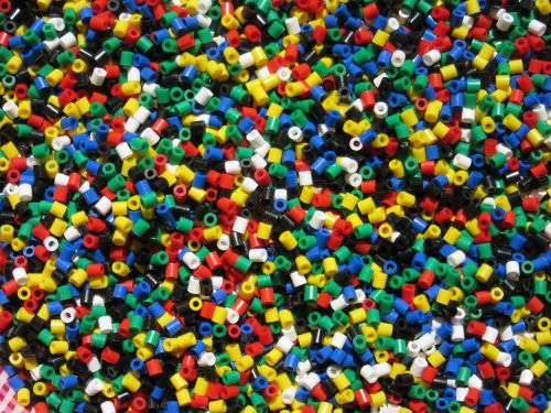 colorful plastic beads toys