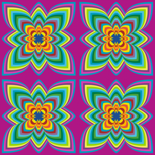 colorful shape pattern