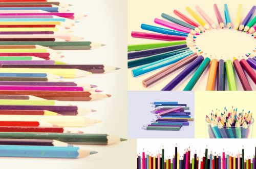 Colorful Art Pencils Poster