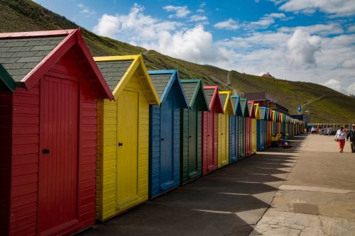 Colorful Beach Huts