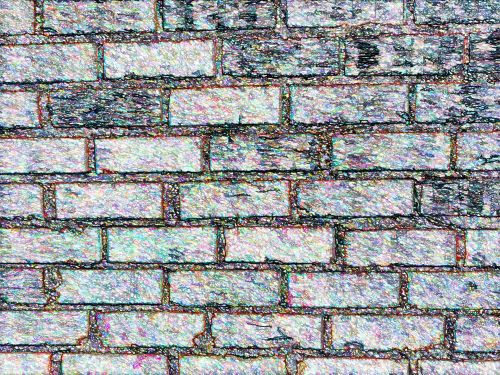 Colorful Brick Background