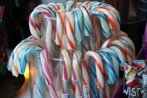 colorful candys  sweets  christmas