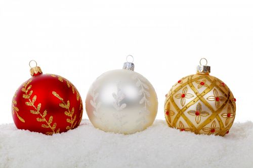 Colorful Christmas Balls