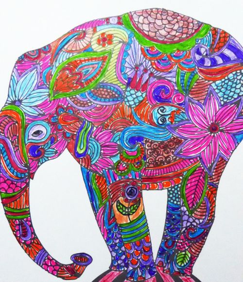 Colorful Elephant