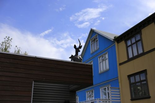 colorful houses reykjavik iceland