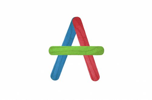 Colorful Letter A