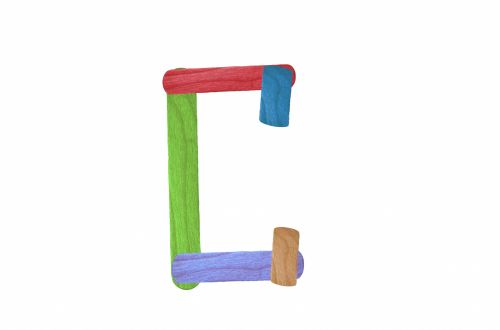 Colorful Letter C