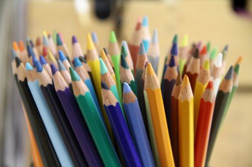 colorful pen color art