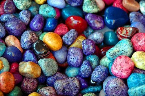 colorful rocks stones background