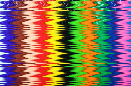 Colorful Zigzag Stripes Background