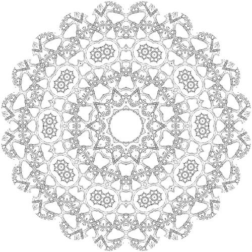 coloring mandalas geometric patterns design