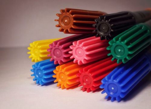 colors crayons marker