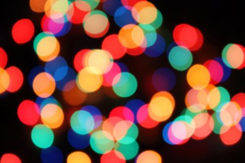 colors holidays lights
