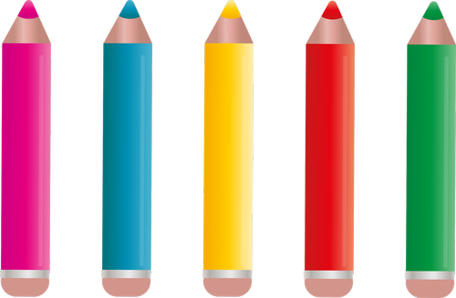 colour pencils  pens  paint