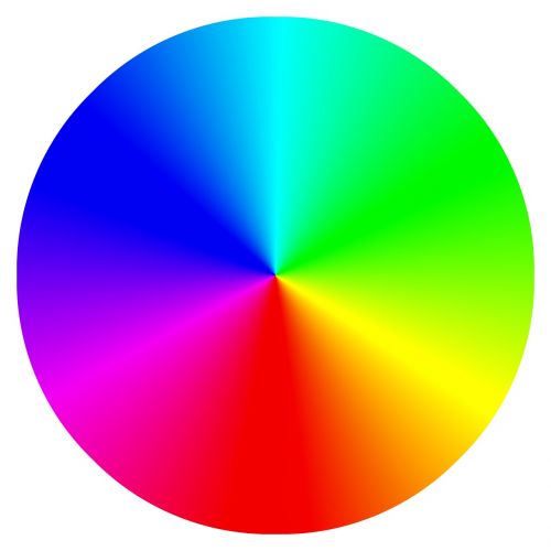 colour wheel spectrum rainbow