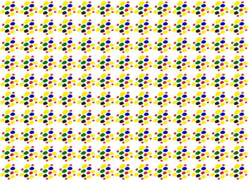 Coloured Dots Background