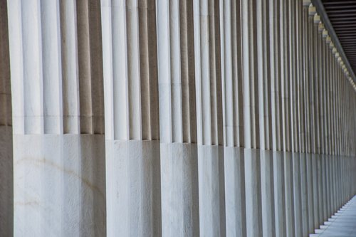 columns  perspective  depth