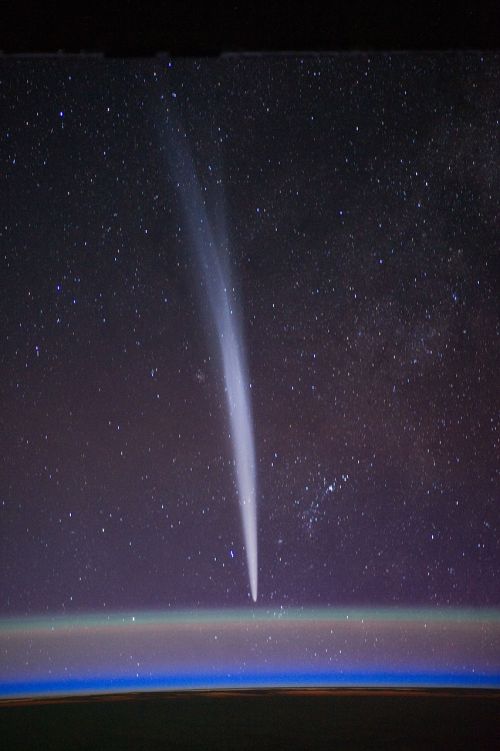 comet comet lovejoy view from iss