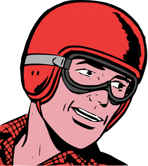 comic driver goggles