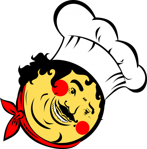 comic characters cook face