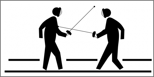 comic characters crosswalk fencing