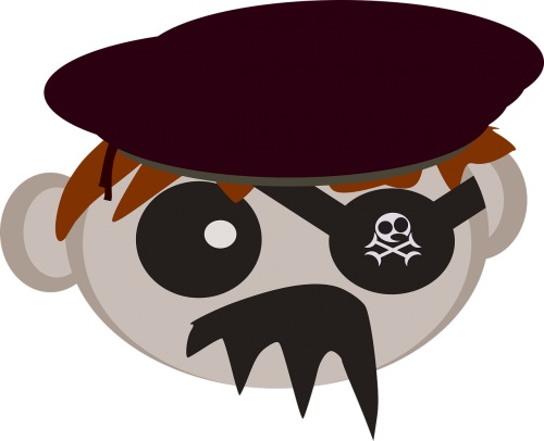 comic characters cute pirate