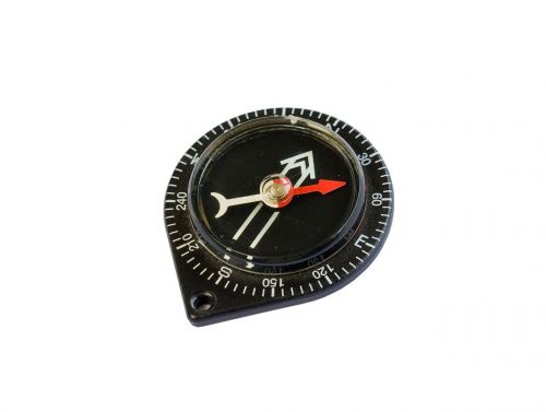 compass black isolated