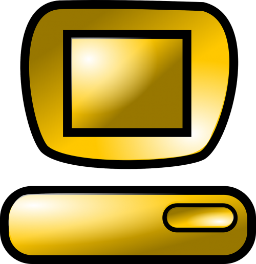 computer desktop gold
